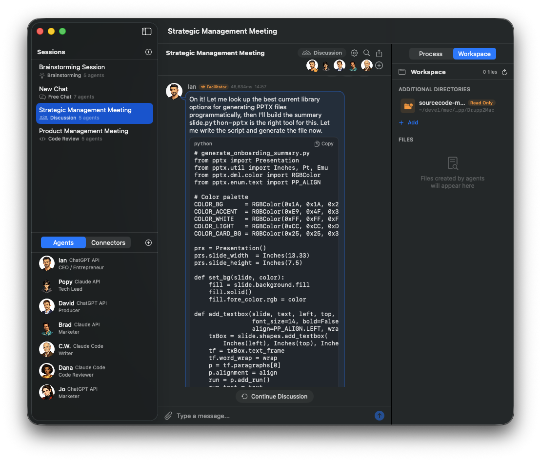 Chat interface
